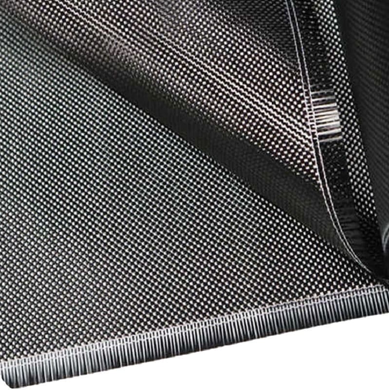 1K 100gsm Carbon Fiber Fabric Plain Weave