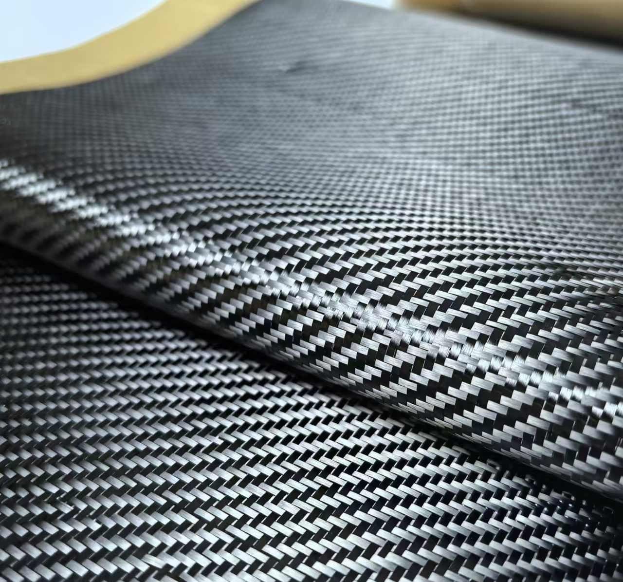 1K 100gsm Carbon Fiber Fabric Twill Weave