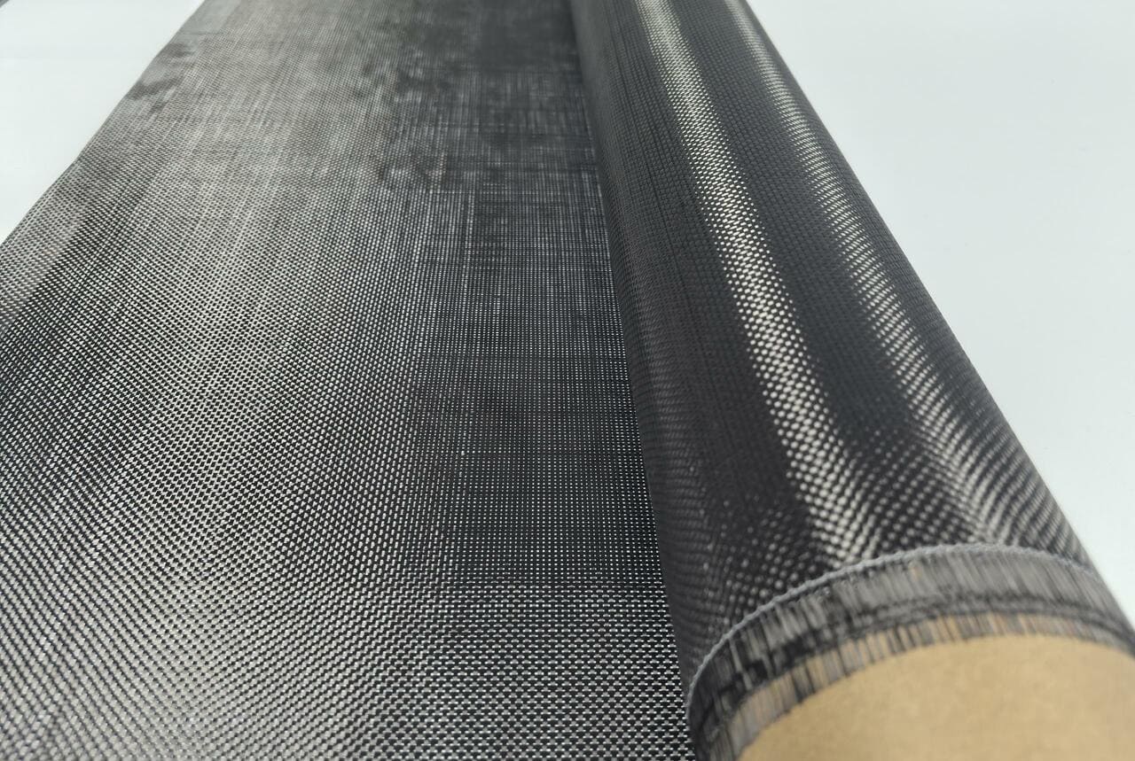 1K 80gsm Carbon Fiber Fabric Plain Weave